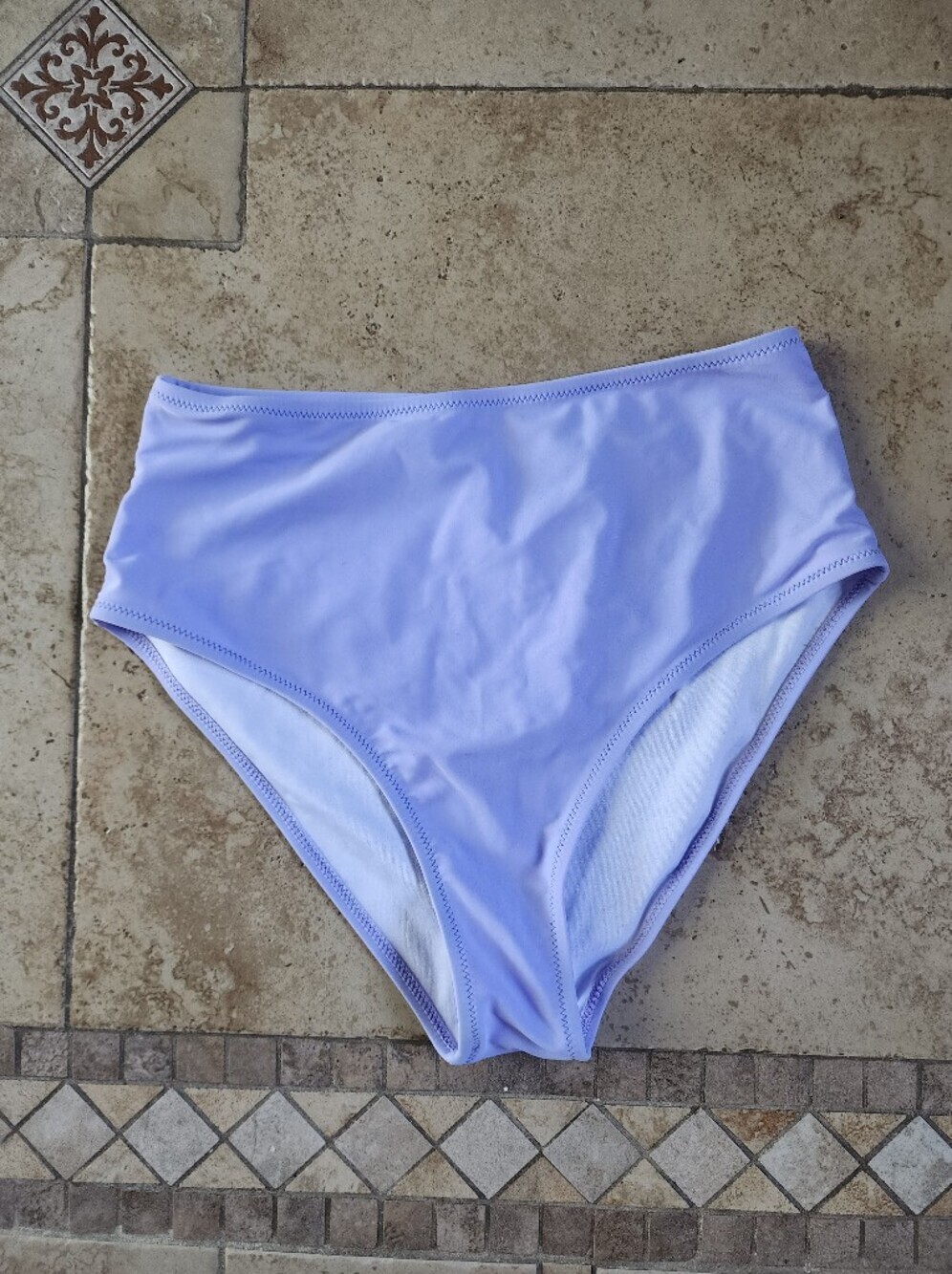 High-Waist Lavender Women's Swim Bottom